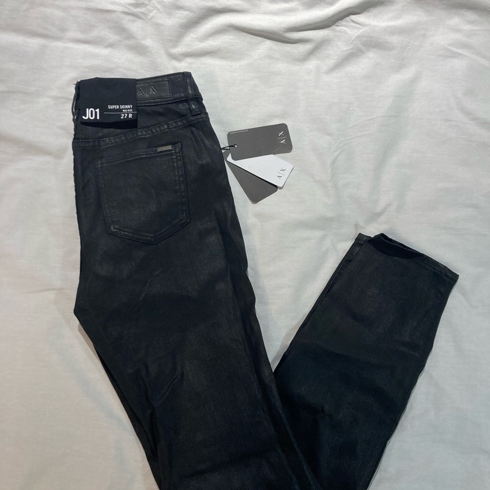 Women’s Armani Exchange Jo1 Super skinny mid rise pants, size 27, NWT!